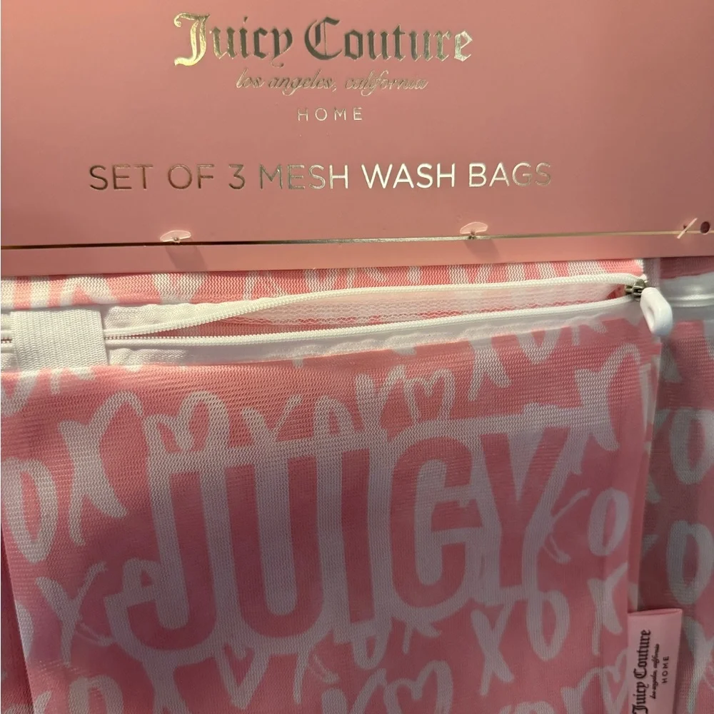 Juicy couture washing bag set of 3